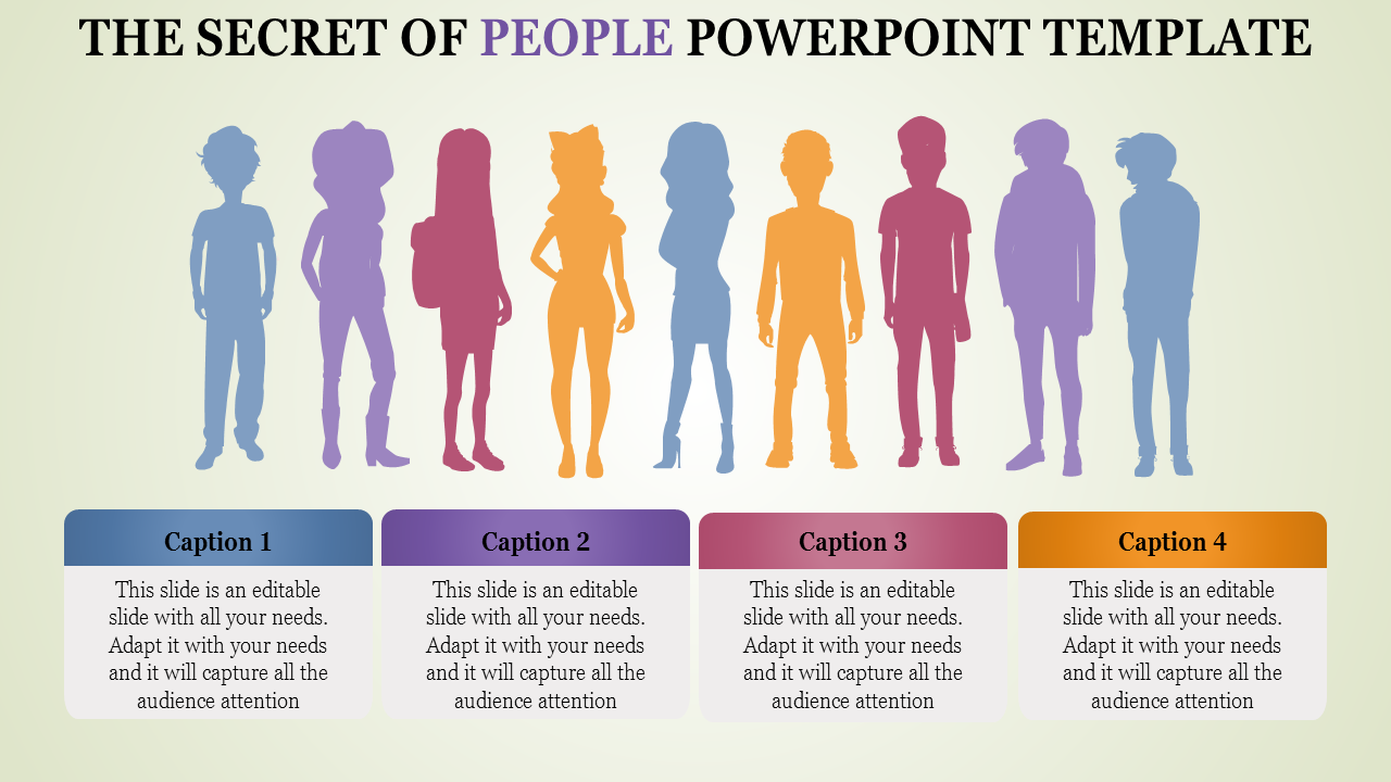 Free - Attractive People PowerPoint Template Presentation